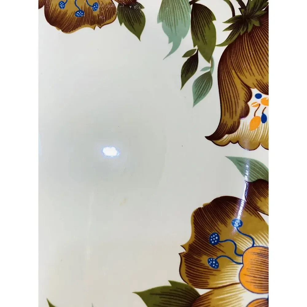 Floral Ceramic Dinner Plate 9.5